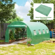 Outsunny Prelata Sera 6×3×2 m – Cu 12 Ferestre, Usa Rulanta si Margini | Aosom Romania 