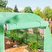Outsunny Prelata Sera 6×3×2 m – Cu 12 Ferestre, Usa Rulanta si Margini | Aosom Romania 