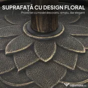 Outsunny Bază Rotundă pentru Umbrelă, Potrivit pentru Stâlpi de 32, 38, 48 mm, Φ46x34 cm, Bronz | Aosom Romania 