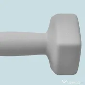 SPORTNOW Set 2 Ganterele Hexagonale de 2x6 kg din Metal și Plastic, 2 Ganterele cu Mânere Antiderapante, 22x10x10 cm, Gri | Aosom Romania 