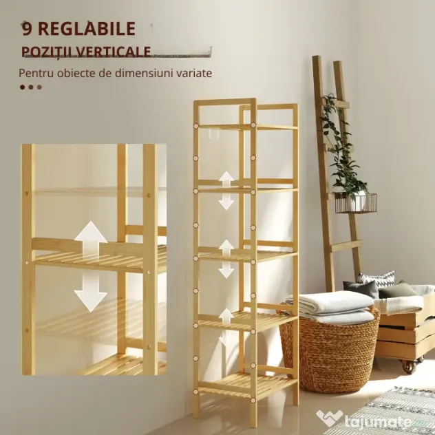 HOMCOM Masă extensibilă 140-180x80cm, albă, pentru 6-8 persoane, pentru spații mici | Aosom Romania