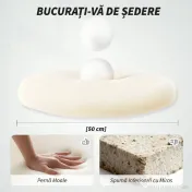 HOMCOM Scaun de birou ergonomic cu cotiere reglabile și tetieră, gri | Aosom Romania