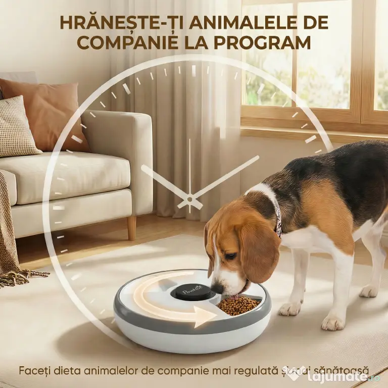 PawHut distribuitor automat cu timer | Aosom Romania