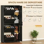 HOMCOM dulap pantofi înalt | Aosom Romania 