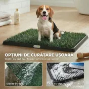 PawHut toaletă pentru câini sintetică | Aosom Romania