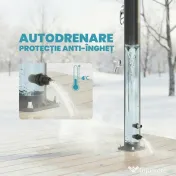 Outsunny Coloană de Duș Ecologică pentru Exterior 