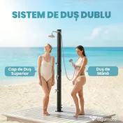 Outsunny Coloană de Duș Ecologică pentru Exterior 