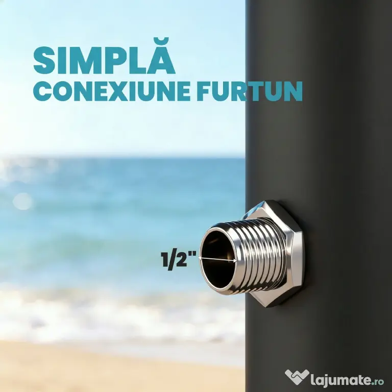 Outsunny Coloană de Duș Ecologică pentru Exterior