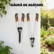 Outsunny Set de Grădinărit 4 Piese cu Foarfecă, Foarfece de Tăiat Crengi, Foarfece de Tuns și Fierăstrău Pliabil | Aosom Romania 