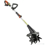 Outsunny Motosapă Fără Fir 18V, Lățime de Lucru 20cm, Adâncime 18cm, 4 Lame, Mâner Reglabil, pentru Grădină și Terenuri, Bateria și Încărcătorul Nu Sunt Incluse