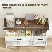 HOMCOM bufet dulap jos pentru depozitare | Aosom Romania 