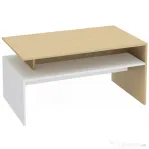 HOMCOM Masă joasă cu depozitare
