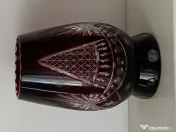 Vaza Cristal Bohemia Rosu Bordeaux