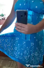 Rochie albastra dama - L