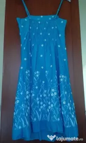 Rochie albastra dama - L 