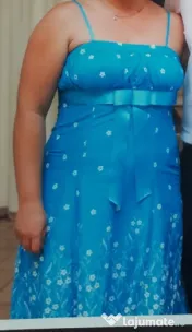 Rochie albastra dama - L 