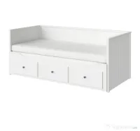 Vand pat divan Ikea Hemnes alb