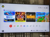 Vând Consola Nintendo Switch 2 cu geantă transport și folie protecție. 7 jocuri 