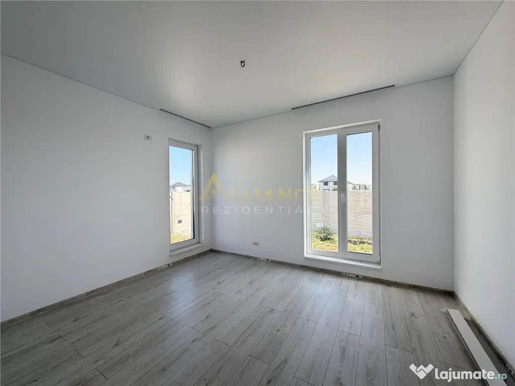 Casa individuala || srada asfaltata || teren 500 mp || stati