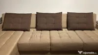 Canapea colțar extensibil + spațiu depozitare 