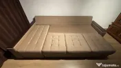 Canapea colțar extensibil + spațiu depozitare