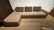 Canapea colțar extensibil + spațiu depozitare