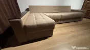 Canapea colțar extensibil + spațiu depozitare