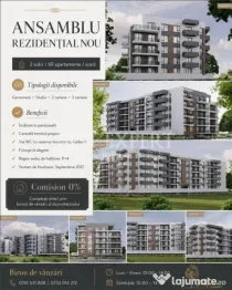2 camere | Regim redus înălțime| Direct dezvoltator | Par