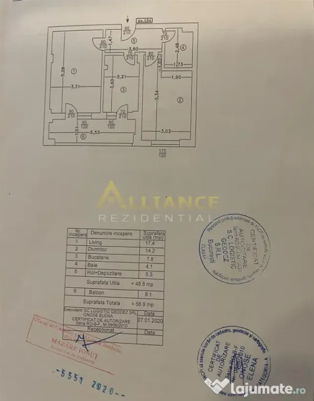 Metrou Dimitrie Leonida Ap 2 Camere Decomandat Parcare