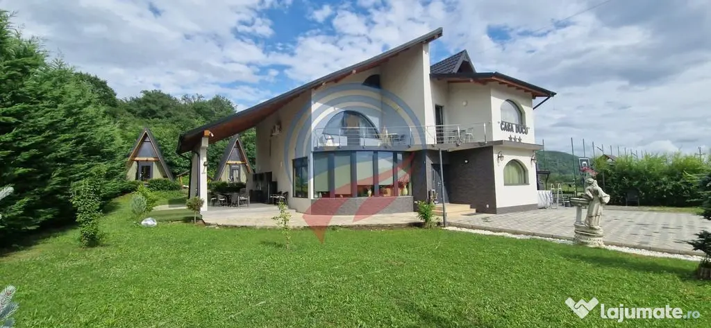 Pensiune în Călimănești + 2 A-Frame - Teren 5.574 mp ...