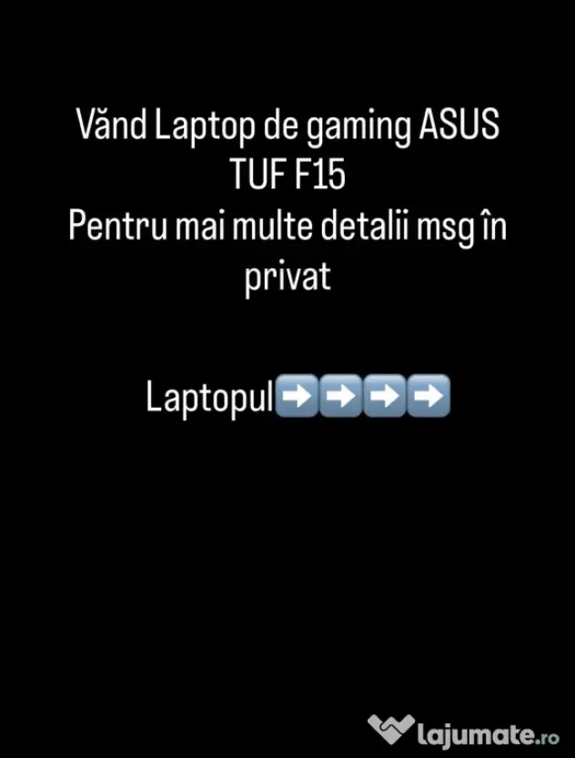 Laptop Asus tuf gaming