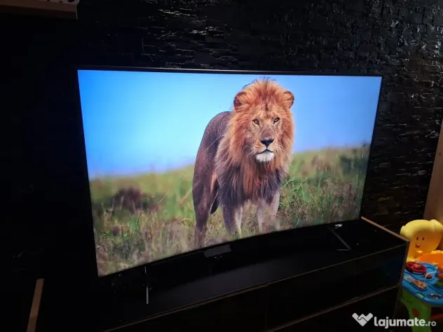 Televizor Smart LED Curbat Samsung 65TU8372, 163 cm, 4K Ultra HD, HDR