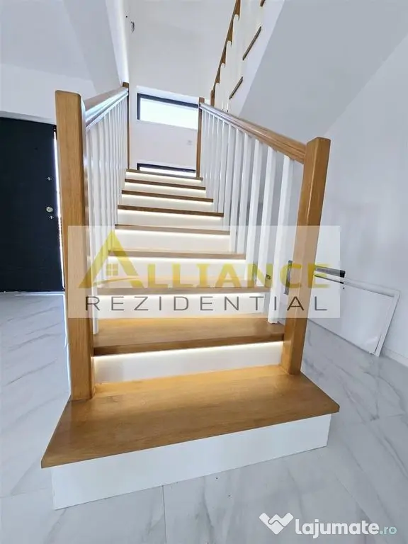 Vila individuala- 5 camere- 3 bai- incalzire pardoseala-