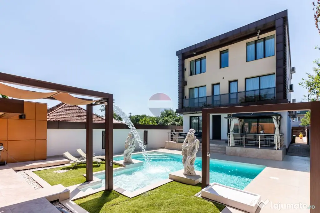 Vilă Ultra-Lux Modernă cu Piscină, Garaj Subteran, zon...