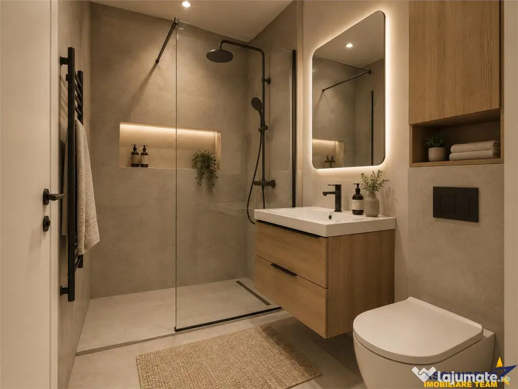 Dublu confort: 2 camere decomandate, 2 bai, 2 balcoane, clas