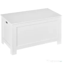 HOMCOM Banca de Depozitare din MDF Deschidere cu Blocare de siguranta 81x40x46cm
