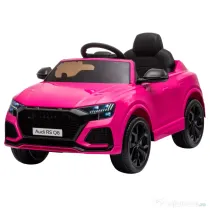 HOMCOM Mașină Electrică pentru Copii Audi RS Q8, 6V, 2 Motoare, Telecomandă, PP, 101x62x51 cm, Roz