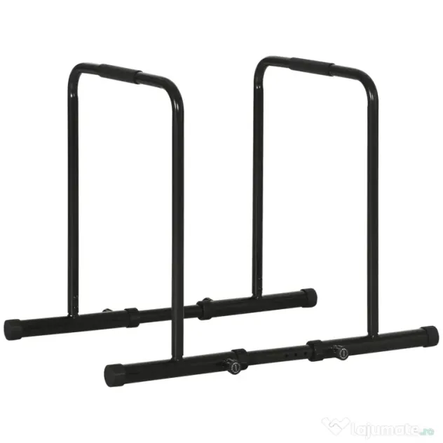 Statie SPORTNOW cu conector de siguranta, bara de scufundare reglabila pe inaltime si lungime, pentru antrenamentul la gimnastica acasa