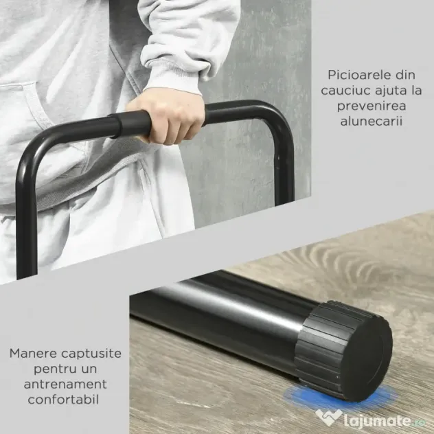 Statie SPORTNOW cu conector de siguranta, bara de scufundare reglabila pe inaltime si lungime, pentru antrenamentul la gimnastica acasa