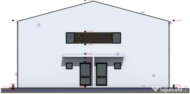 Duplex cu 4 camere in Chinteni zona centrala