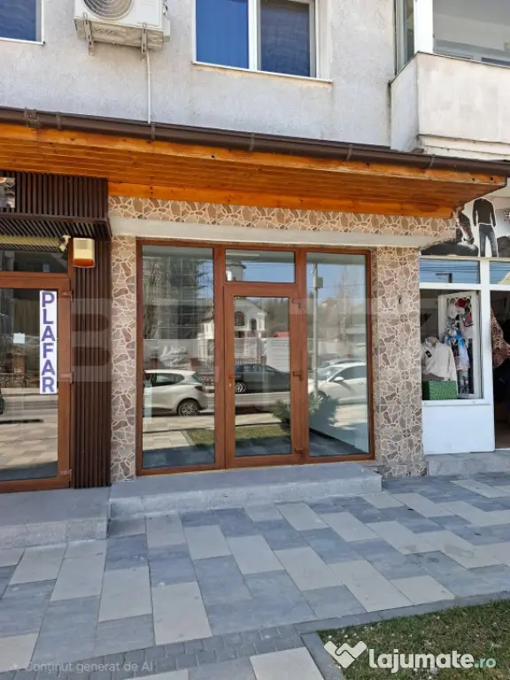 Spațiu comercial central, 31 mp, vad excelent – vis-a-vis