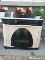 Convector cu tiraj fortat, tip semineu