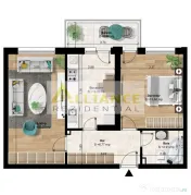 { Miraslau } 10 minute de metrou { Apartament 2 camere }