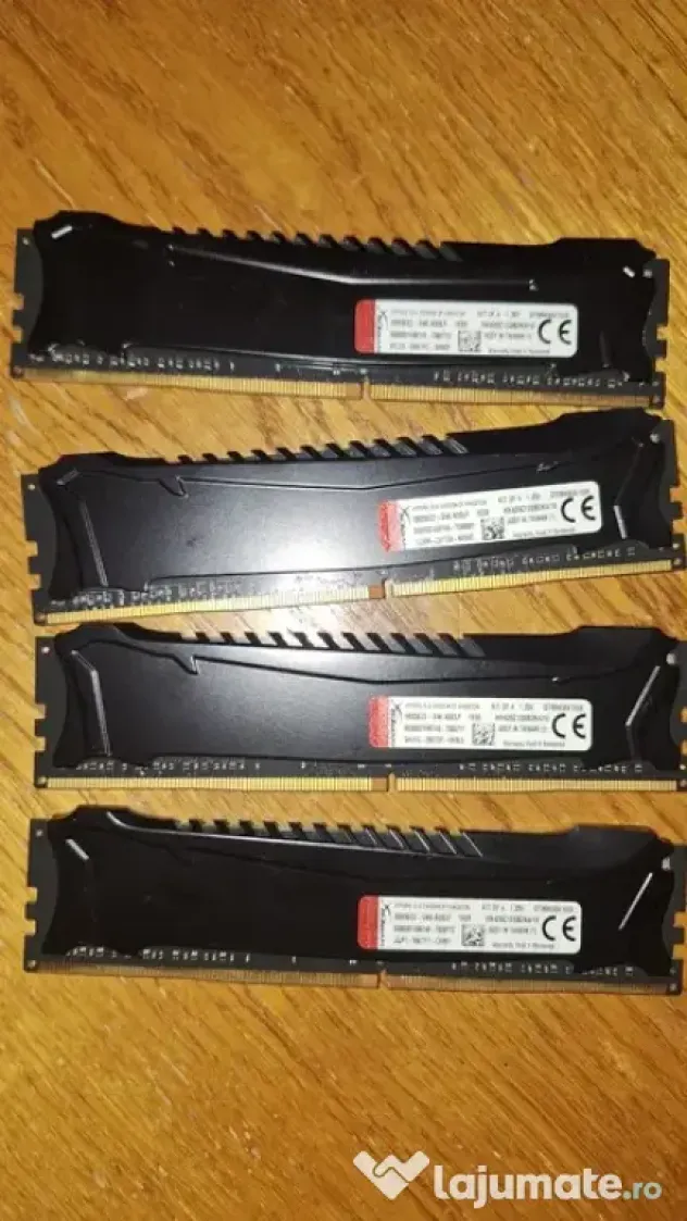 Memoriile RAM 16GB HyperX Savage 16GB 2666 mghz CL 13 4*4 quad-channel