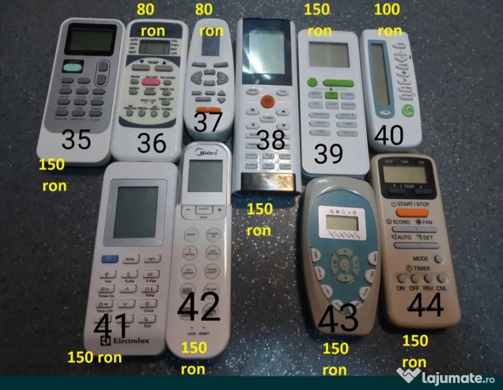Telecomenzi Aer Conditionat Vortex Aux Neo Zephir Electrolux Lg Heinner Samsung