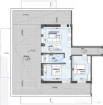 Apartament 3 camere 67.1 mp, Terasa 103.8 mp Semifinisat, Es