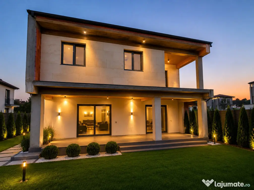 Vila exclusivista 325 mp, 391 mp teren, 5 camere, Chiajna