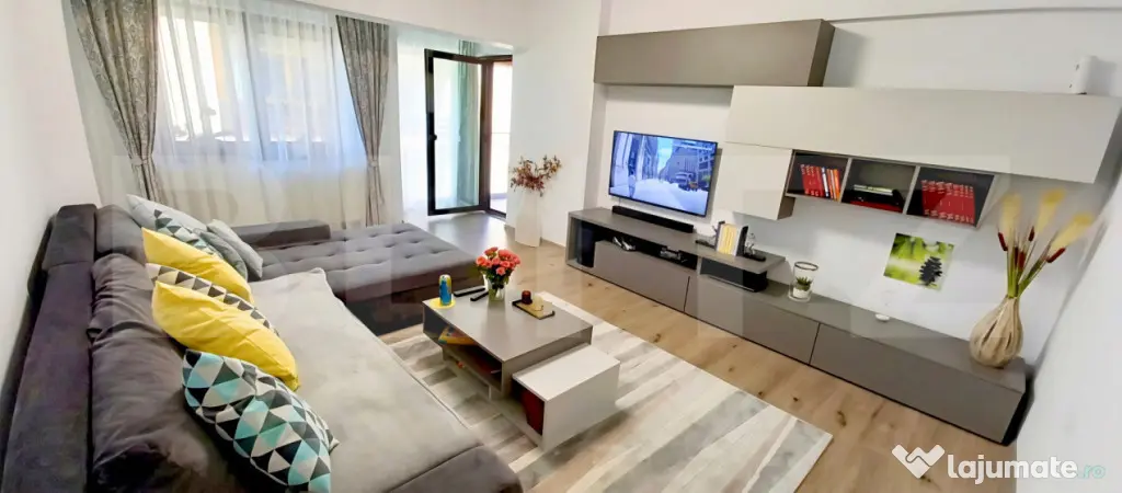 Apartament 2 camere decomandat, 67 mp, mobilat la cheie –