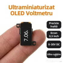 Mini Voltmetru Digital OLED Ultra Subtire inalta precizie DC 0-30V