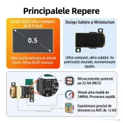 Mini Voltmetru Digital OLED Ultra Subtire inalta precizie DC 0-30V 